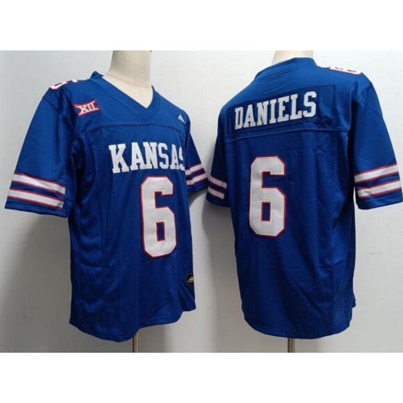 Youths Kids Mens Womens Jalon Daniels Blue Stitched Vapor Jersey